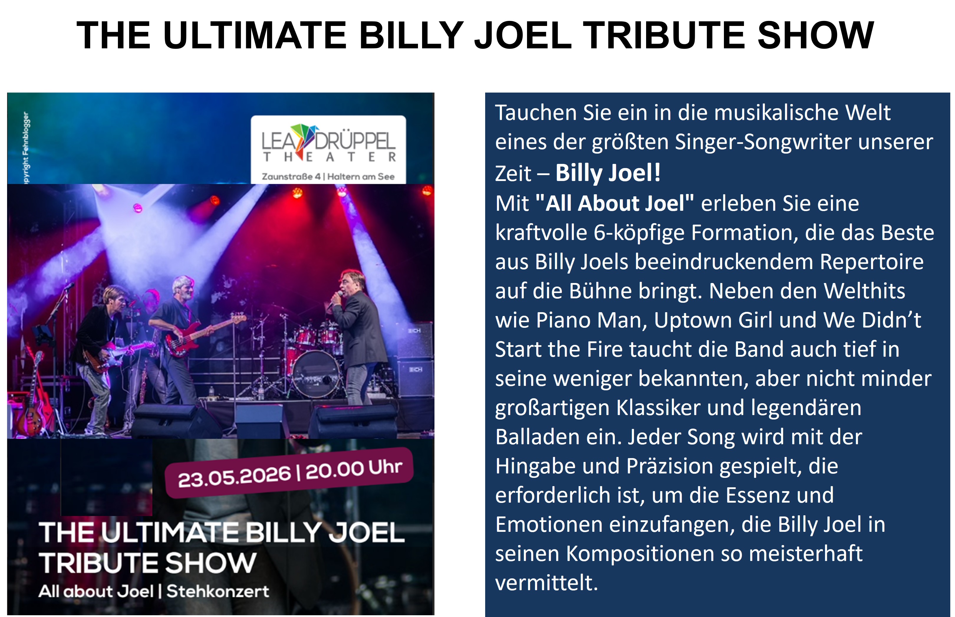 All about Joel Homepage